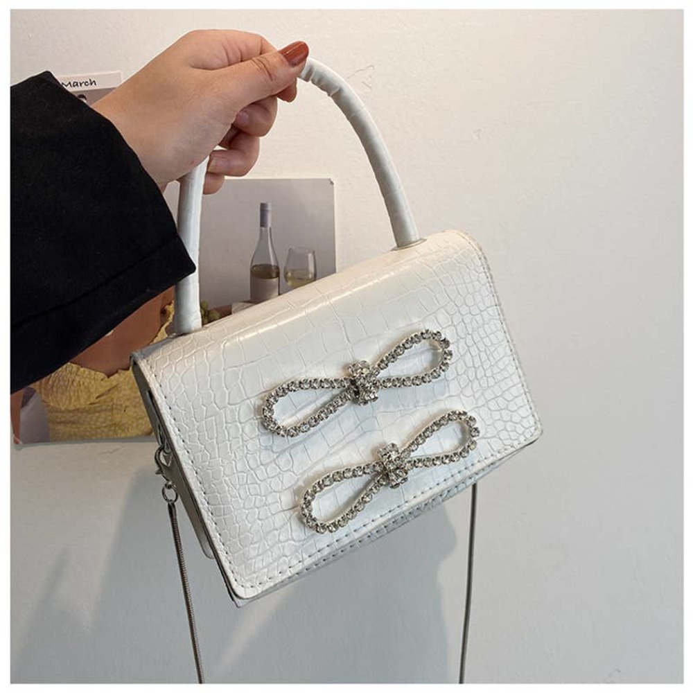 Crocodile pattern small bag new simple single shoulder bag